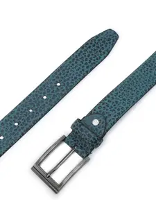 LOOPA Men Textured Leather Belt