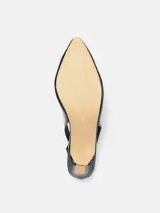 Marc Loire Women Black Solid PU Pumps Heels