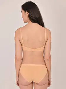 XPIOX Women Non Padded Bra Panty Lingerie Set