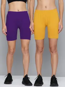 Jinfo Women Skinny Fit Cycling Sports Shorts