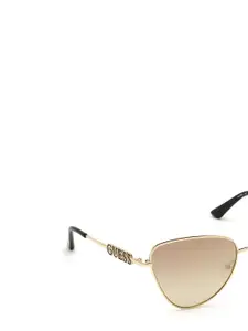 GUESS Women Cateye Sunglasses with UV Protected Lens