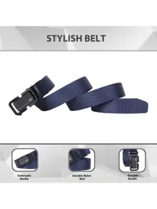 LOOPA Pack Of 2 Men Woven Design Belt