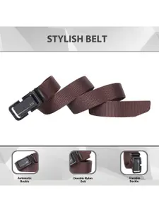 LOOPA Men Set Of 2 Textured Formal Belt