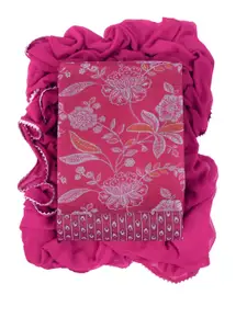 Sun Fashion And Lifestyle Floral Printed Unstitched Dress Material