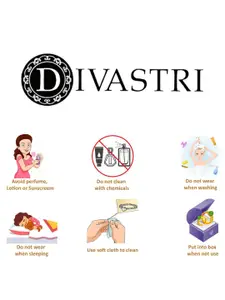 DIVASTRI Gold-Plated Artificial Stones Studded And Beaded Circular Shaped Drop Earrings