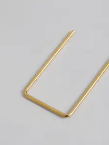 DressBerry Rectangular Shaped Drop Earrings