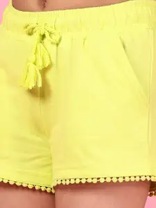 V-Mart Girls Mid-Rise Regular Fit Shorts