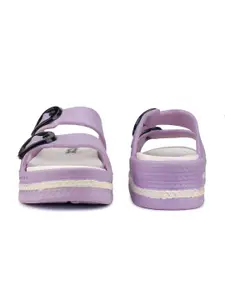 VOKLINE Women Self Design Sliders