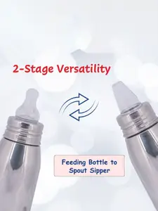 Adore Theo! Born Babies Infants Printed Anti-Colic Feeding Bottle 300ml