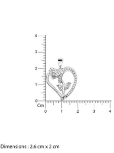 GIVA Silver-Plated Square Pendants with Chains