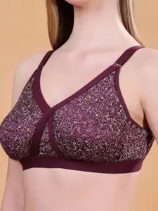 Floret Pack of 2 Print Full Coverage Wirefree and Non-Padded Cotton Everyday Bra