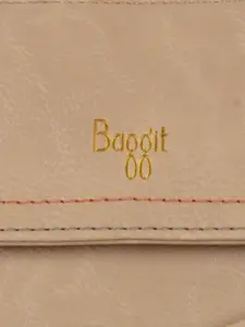 Baggit PU Structured Satchel with Fringed