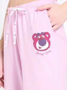 Dreamz by Pantaloons Women Printed Pure Cotton High Rise Lounge Pants