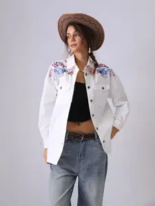 JC Collection Women Floral Opaque Printed Casual Shirt