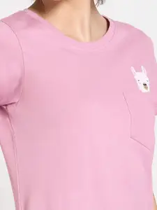 Dreamz by Pantaloons Women Printed Pure Cotton Night Dress