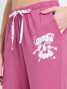 Dreamz by Pantaloons Women Printed Pure Cotton High Rise Lounge Pants