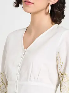 Honey by Pantaloons Women  Floral Print Empire Midi Dress