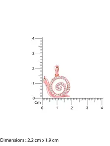 GIVA Rose Gold-Plated Animal Shaped Pendants with Chains