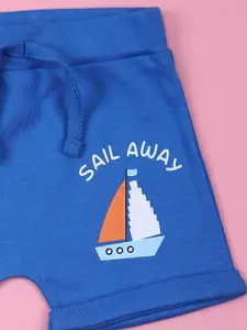 V-Mart Boys Pack Of 2  Printed Shorts