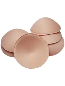 SECRETS BY ZEROKAATA Pack of 6 Round Breast Enhancer Insert Bra Pads For Women
