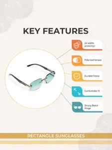 CHOKORE Men Rectangle Sunglasses with UV Protected Lens