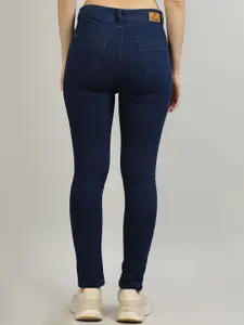 Gold-D.A. Fashion Women Skinny Fit Mid Rise Clean Look Stretchable Jeans