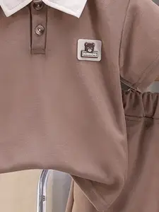 INCLUD Boys Polo Collar T-shirt With Shorts