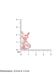 GIVA Rose Gold-Plated Animal Shaped Pendants with Chains