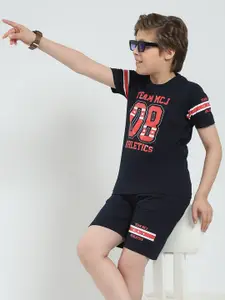 Monte Carlo Boys Printed T-shirt with Shorts