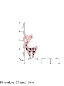 GIVA Rose Gold-Plated Animal Shaped Pendants with Chains