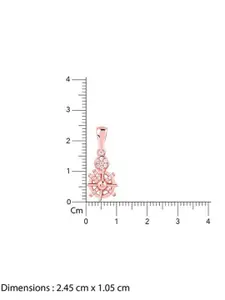 GIVA Rose Gold-Plated Floral Pendants with Chains