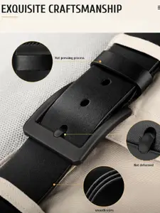 Azibo Men Leather Formal Belt