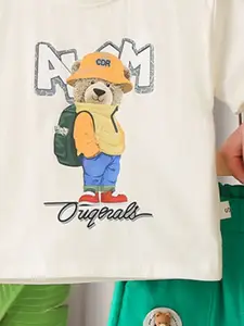 INCLUD Boys Printed T-shirt With Shorts