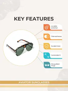 CHOKORE Men Aviator Sunglasses with UV Protected Lens CHKSM_182