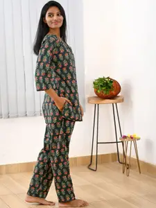 30 Looks Women Floral Printed Night suit