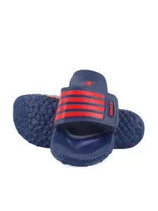Sparx Men Striped Sliders