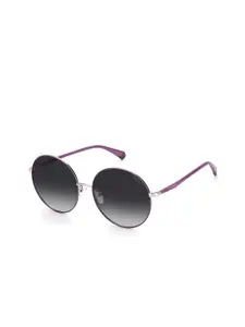 Polaroid Women Round Sunglasses with UV Protected Lens