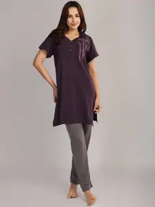 Duchess Women Printed Night suit