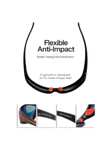 Mast & Harbour Men Fashion with Polarised and UV Protected Lens Sunglasses LY114 BLUE