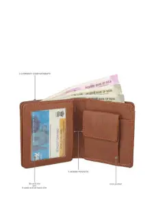Provogue Men Textured Two Fold Wallet