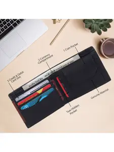 Provogue Men Colourblocked Two Fold Wallet