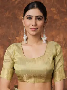 Saree mall Woven Design Zari Tissue Sarees