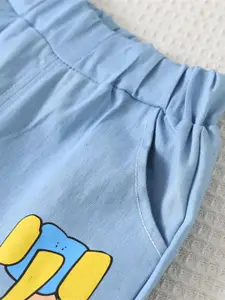 INCLUD Boys Printed T-shirt With Shorts