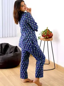 30 Looks Women Printed Pure Cotton Night suit