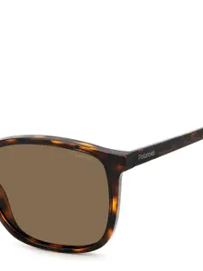 Polaroid Men Square Sunglasses with UV Protected Lens 20570008654SP