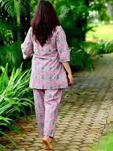 30 Looks Women Ethnic Motifs Night suit