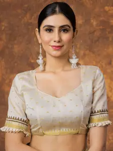 Saree mall Woven Design Zari  Kasavu Sarees