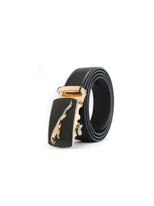 The Roadster Lifestyle Co. Men Set Of 2 Textured Formal Belts