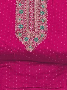ASISA Ethnic Motifs Embroidered Beads And Stones Pure Silk Unstitched Dress Material