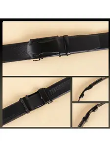 The Roadster Lifestyle Co. Men Set Of 2 Textured Formal Belts